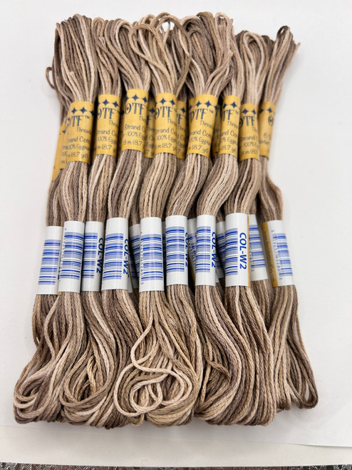 OTF Threads™️ 6 Strand Floss Variegated - W2 - Slush